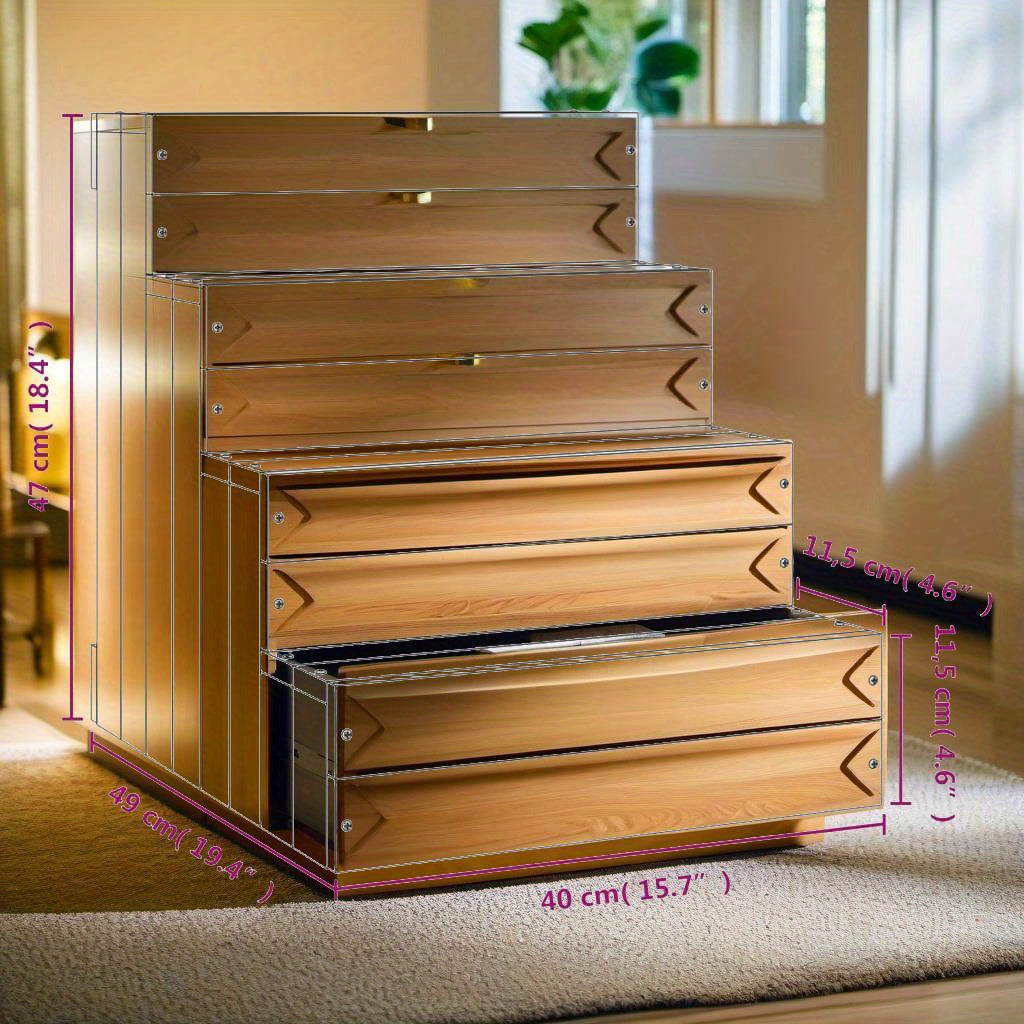 Massive Kiefernholz Hunde- & Katzentreppe